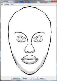 Identikit Face drawing summary